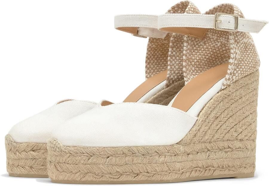 Castañer Espadrilles 'Chiarita' chamois eierschaal - Foto 4