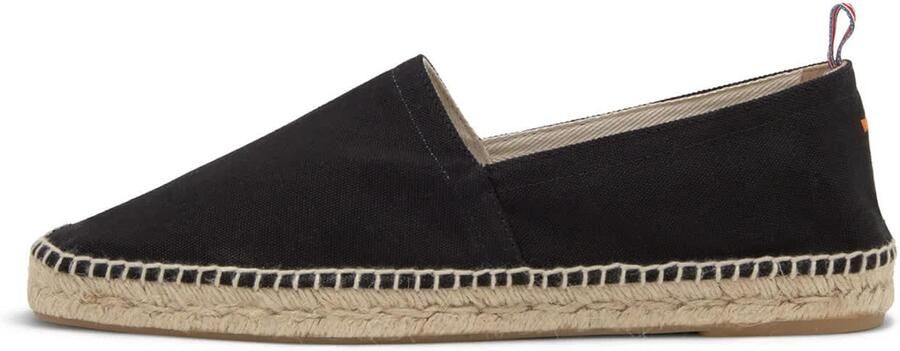 Castañer Pablo katoenen espadrilles met de hand genaaid in Spanje. Black Heren