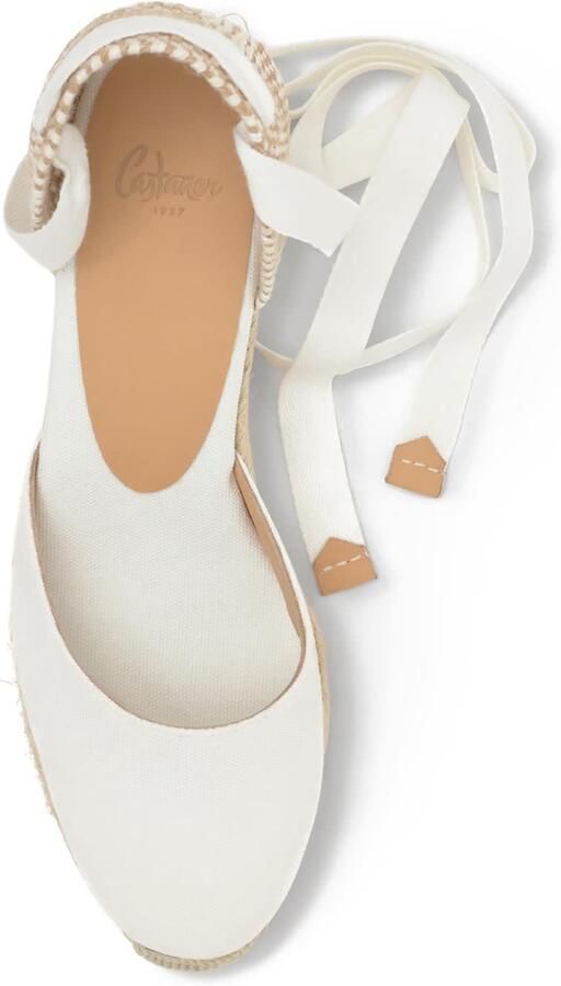 Castañer Carina 6 001 7 cm Wedges White Dames - Foto 5