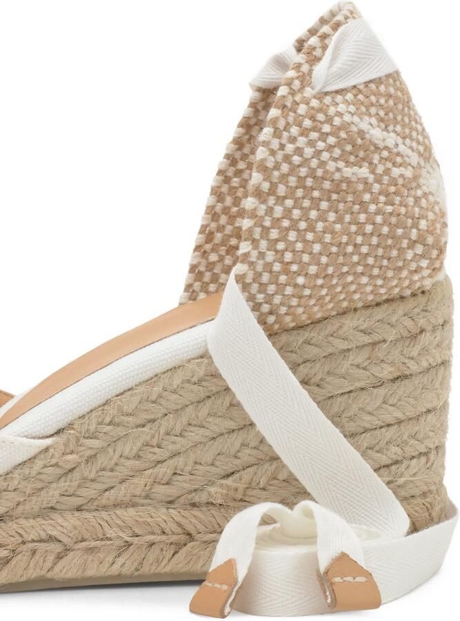 Castañer Carina 6 001 7 cm Wedges White Dames - Foto 3