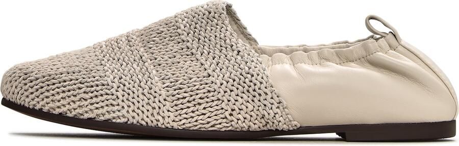 Cesare Gaspari Gebreide Slip-On Ballerina