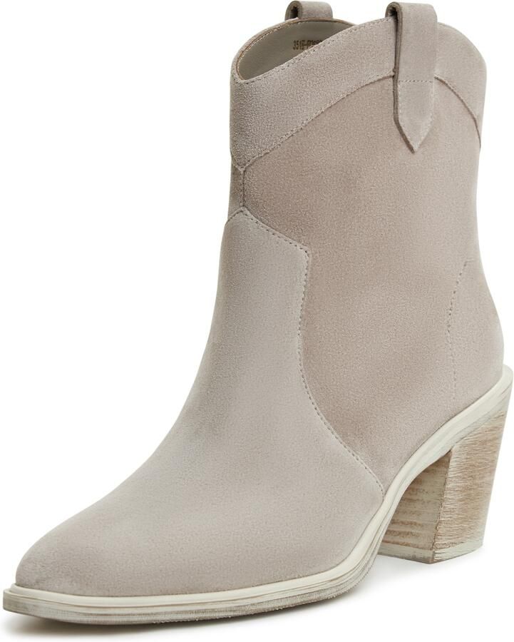 Cesare Gaspari Luxe Block Heeled Cowboy Boots Gray Dames - Foto 8