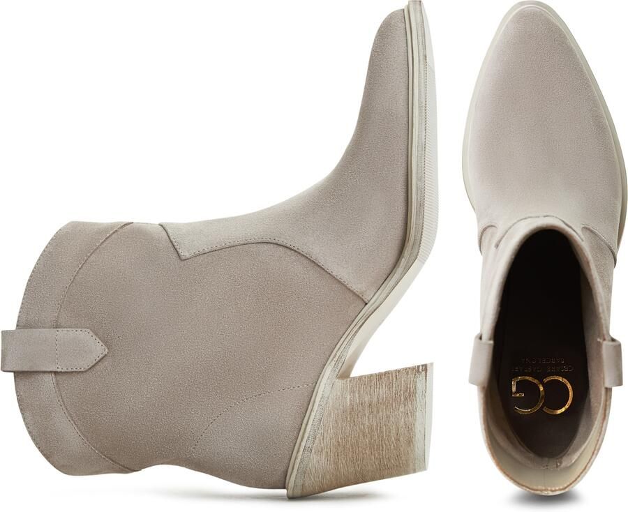Cesare Gaspari Luxe Block Heeled Cowboy Boots Gray Dames - Foto 5