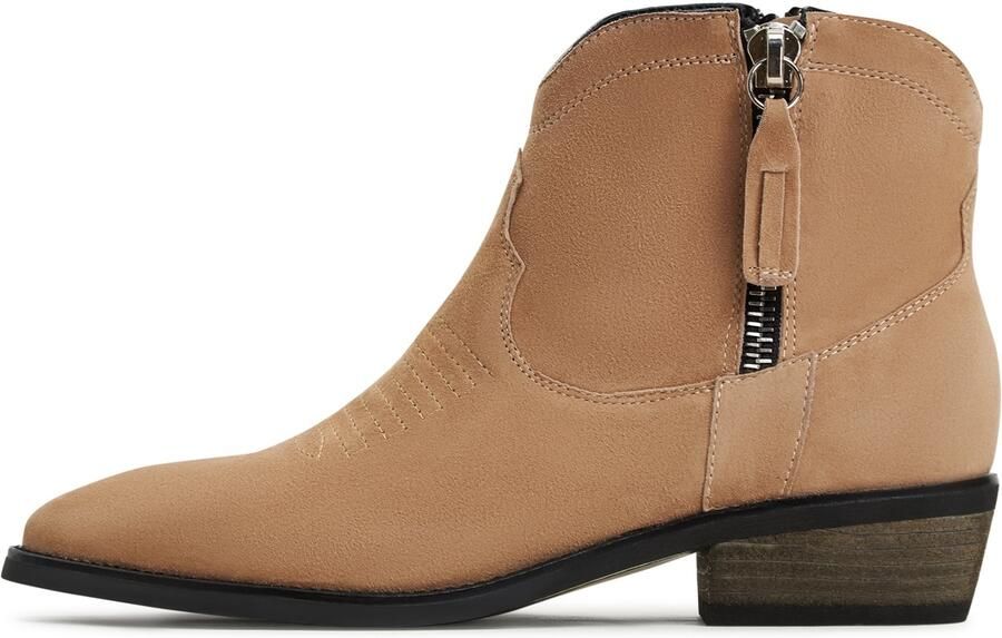 Cesare Gaspari Luxe Leren Cowboy Laarzen Bruin Brown Dames