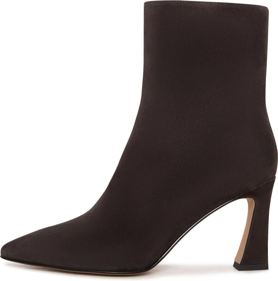 Cesare Gaspari Sculpted Sleek-Heel Ankle Boot