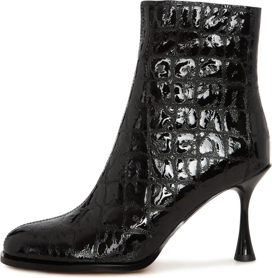 Cesare Gaspari Zwarte stiletto enkellaars