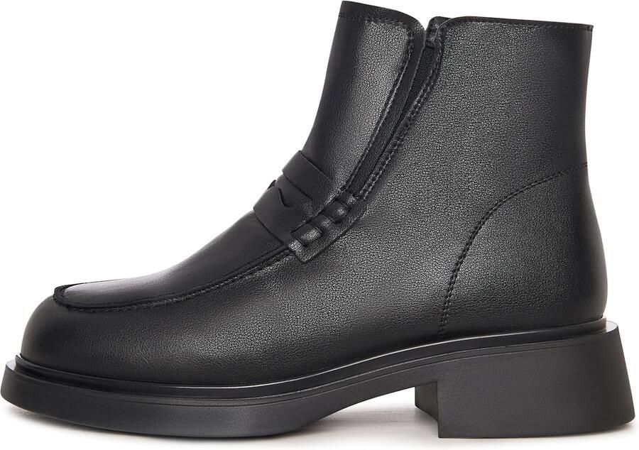 Cesare Gaspari Sculpted Zip Loafer Boot