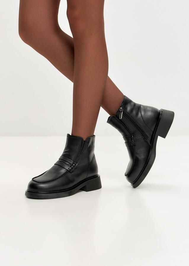 Cesare Gaspari Sculpted Zip Loafer Boot - Foto 9