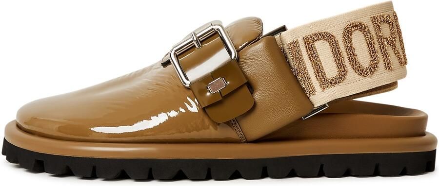 Cesare Gaspari Platform Slingback Slippers Renata