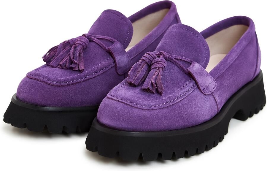 Cesare Gaspari Platform Loafers Violet Purple Dames - Foto 3