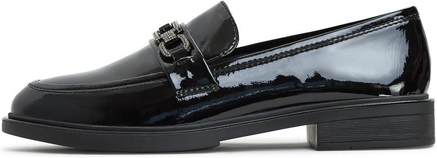Cesare Gaspari Elegant Block Heels Loafers Black Dames - Foto 6