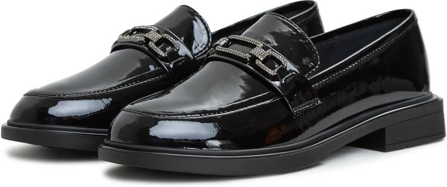 Cesare Gaspari Elegant Block Heels Loafers Black Dames - Foto 5