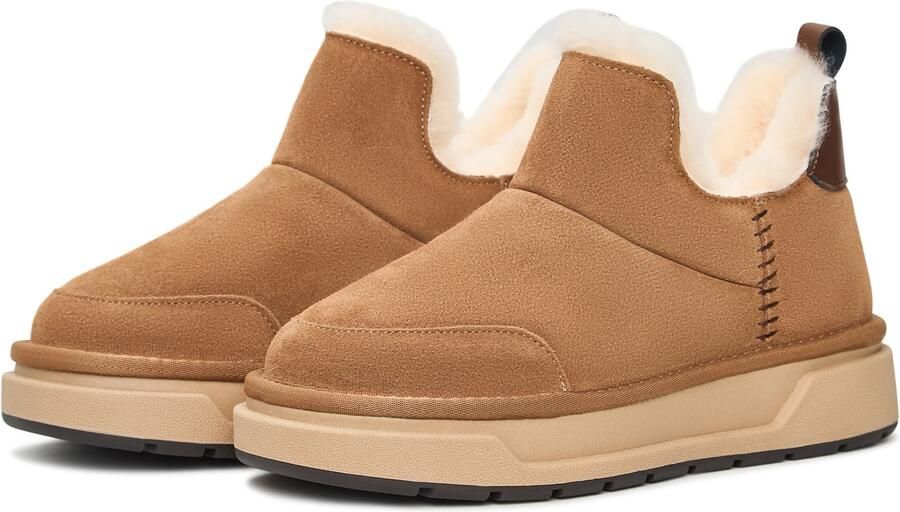 Cesare Gaspari Bruine Shearling Winterlaarzen Aspen Bruin - Foto 6