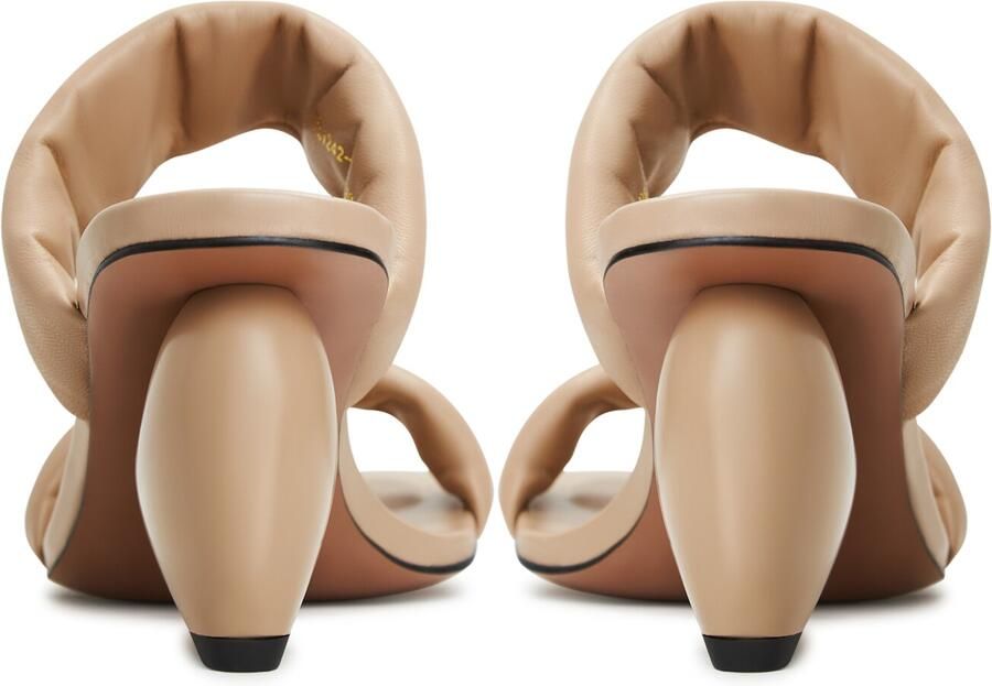 Cesare Gaspari Sandalen met blokhak Isla Beige - Foto 5