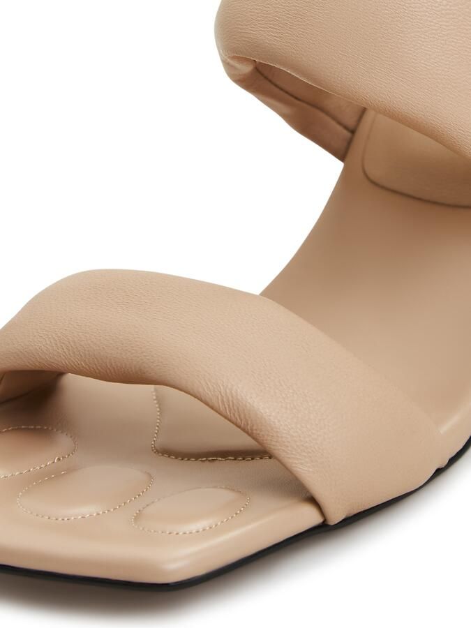 Cesare Gaspari Sandalen met blokhak Isla Beige - Foto 4