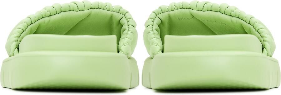 Cesare Gaspari Groene Platform Slippers Green Dames - Foto 4