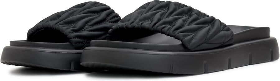 Cesare Gaspari Platform Slippers Zwart Black Dames - Foto 4