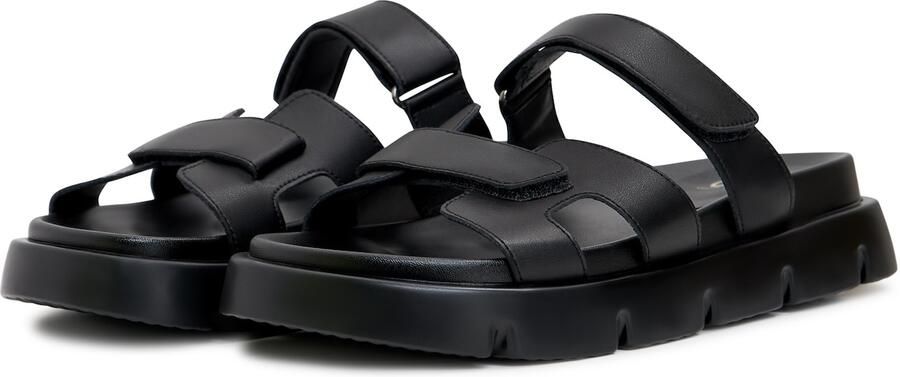 Cesare Gaspari Elegante Platform Mules Zwart Black Dames - Foto 5
