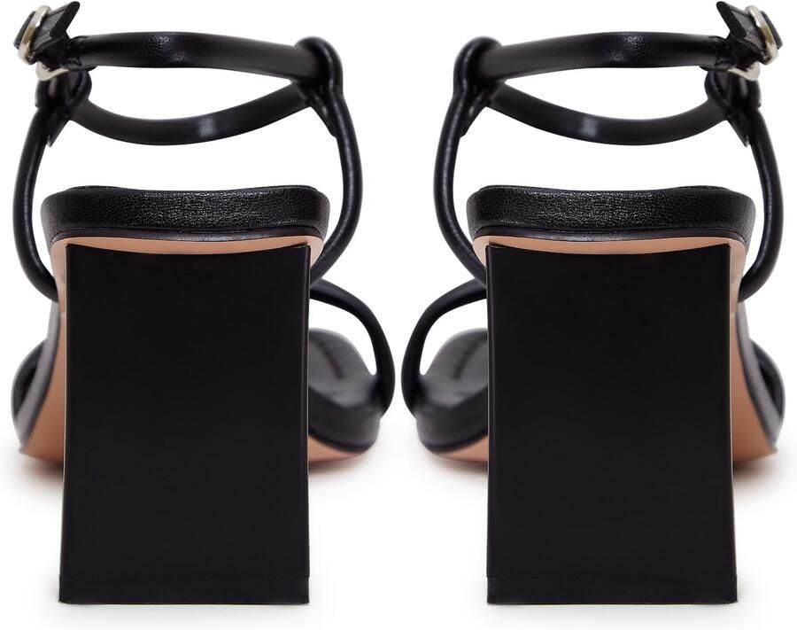 Cesare Gaspari Elegante High Heeled Sandalen Zwart Black Dames - Foto 3