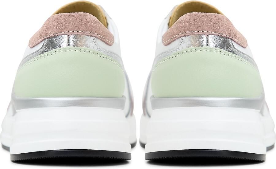 Cesare Gaspari Blauwe Platform Leren Sneakers Multicolor Dames - Foto 3
