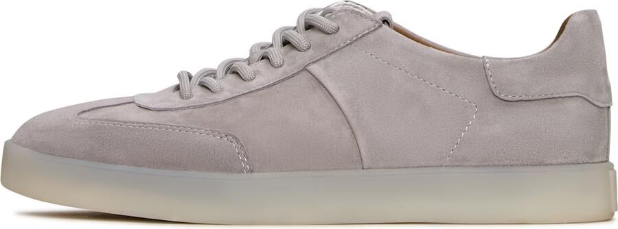 Cesare Gaspari Klassieke suède lage sneakers Grijs