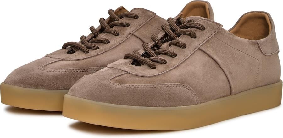 Cesare Gaspari Klassieke suède lage sneakers Beige - Foto 5