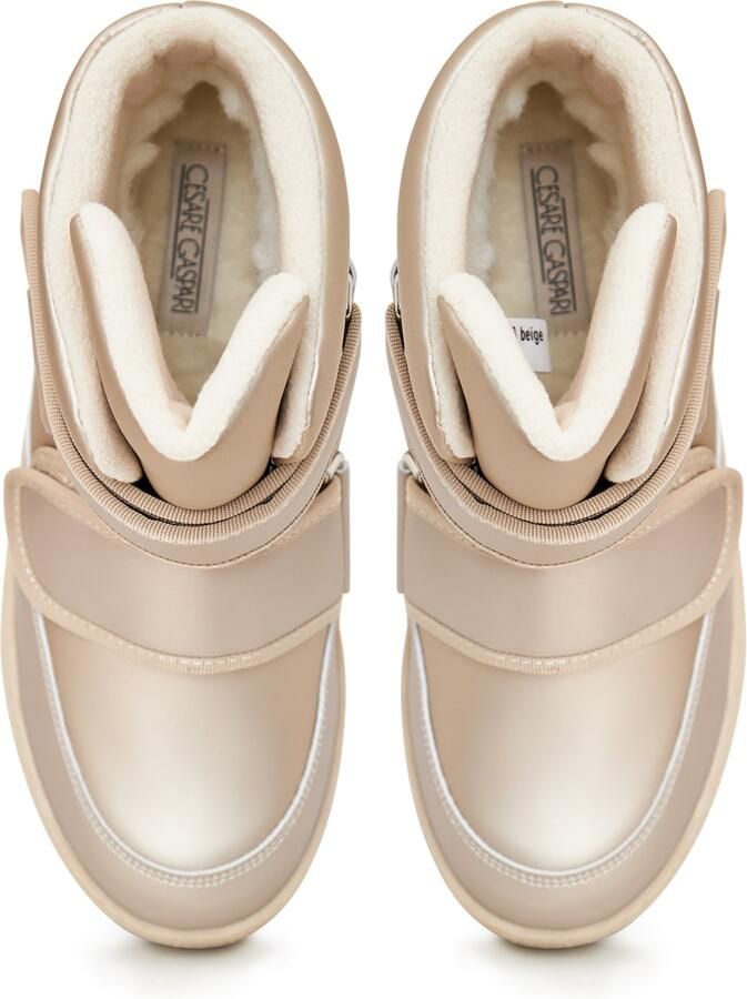 CESARE GASPARI Snowboots beige - Foto 5