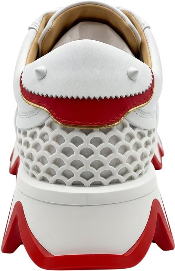 Christian Louboutin Sneakers laag 'Louboutin Sneakers Herren weiß rot' wit - Foto 3