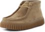 Clarks Elegante Schoenen Torhill Hi D.Zand Suède Streetwear Volwassen - Thumbnail 3