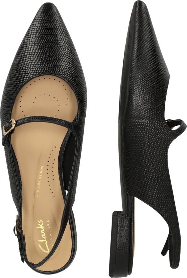 CLARKS Ballerina met riempjes 'Sensa15 Shine' zwart - Foto 3