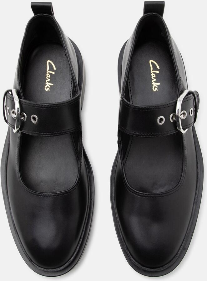 CLARKS Ballerina 'Previa Bar' zwart - Foto 2