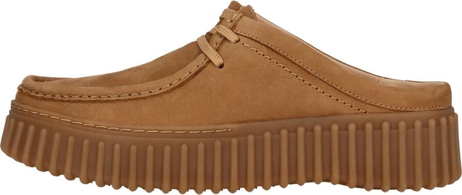 Clarks Clogs Torhill Mule Plateausandaal muiltjes met plateauzool en siernaad - Foto 7