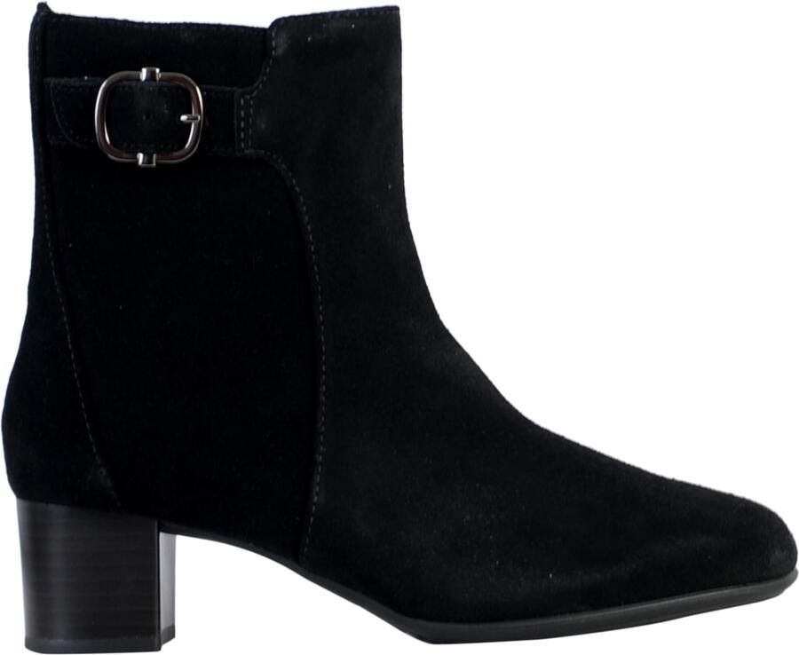Clarks Linnae Up leren enkellaarsjes met hakken