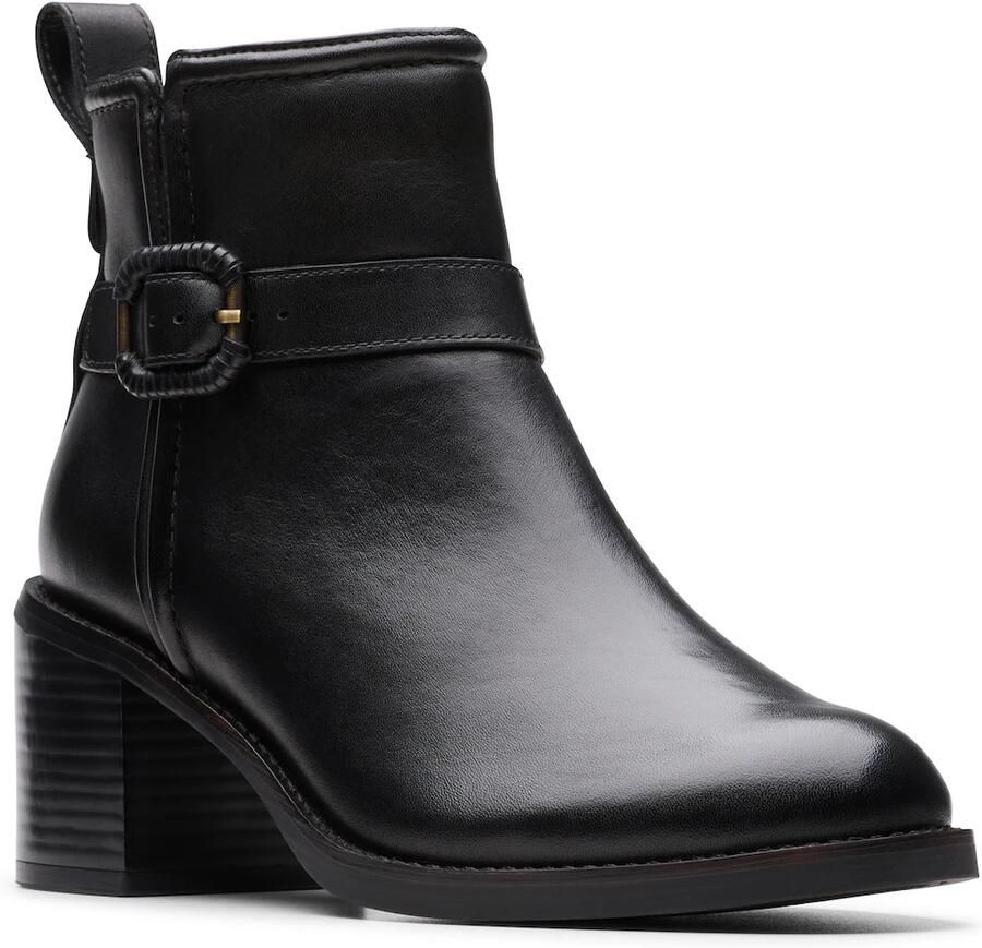 CLARKS Enkellaarsjes 'Chamberly Trim' zwart - Foto 3