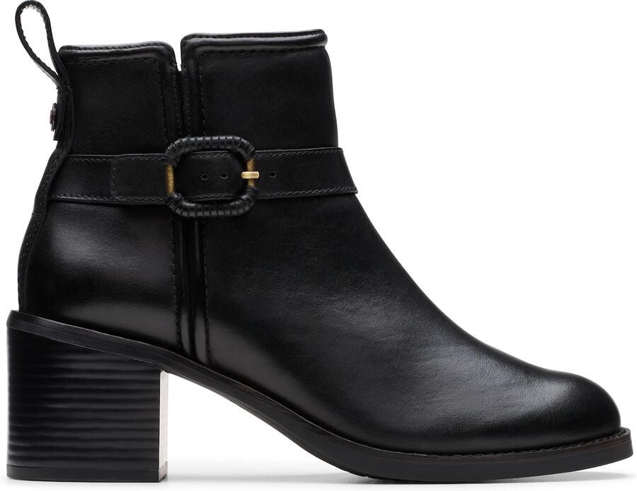 CLARKS Enkellaarsjes 'Chamberly Trim' zwart - Foto 5