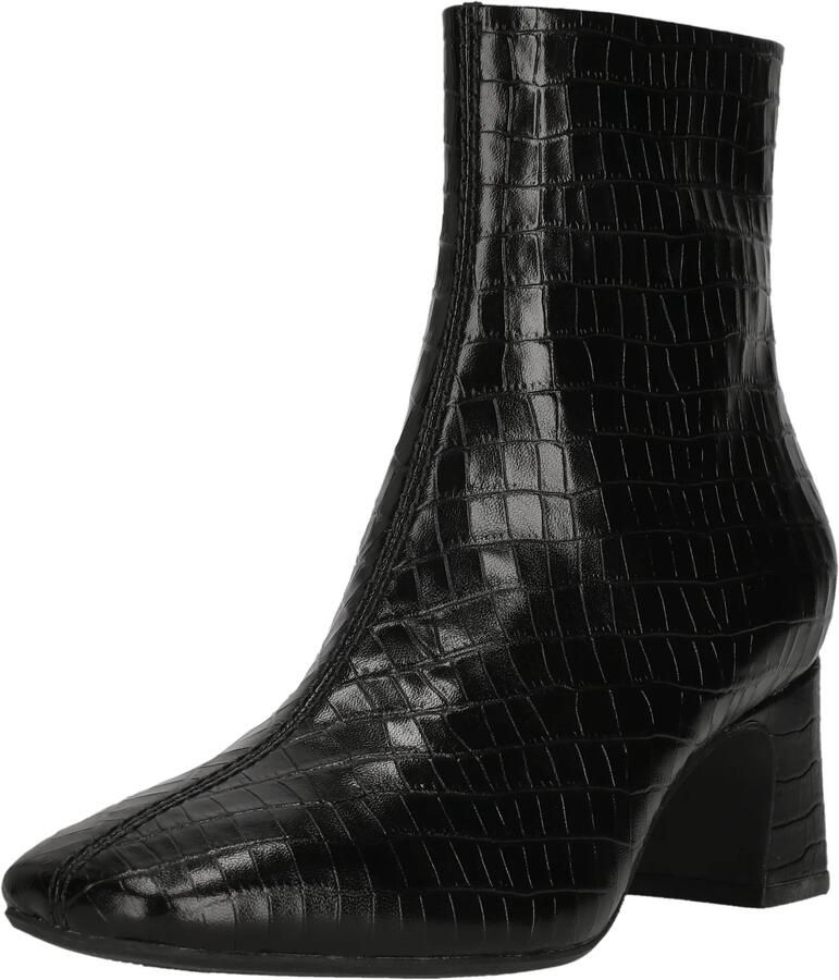 CLARKS Enkellaarsjes 'Fernie Zip' zwart