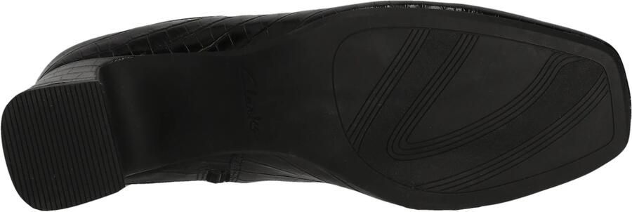 CLARKS Enkellaarsjes 'Fernie Zip' zwart - Foto 6