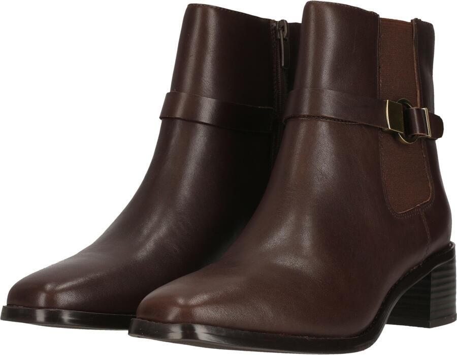 CLARKS Enkellaarsjes 'Wreen Buckle' donkerbruin - Foto 3