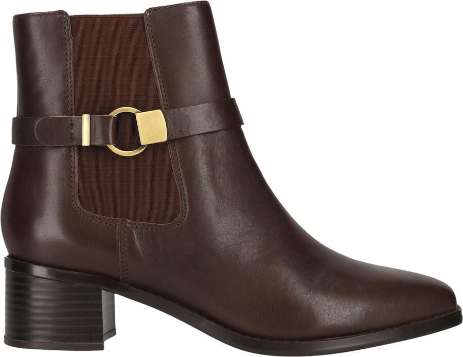 CLARKS Enkellaarsjes 'Wreen Buckle' donkerbruin - Foto 4