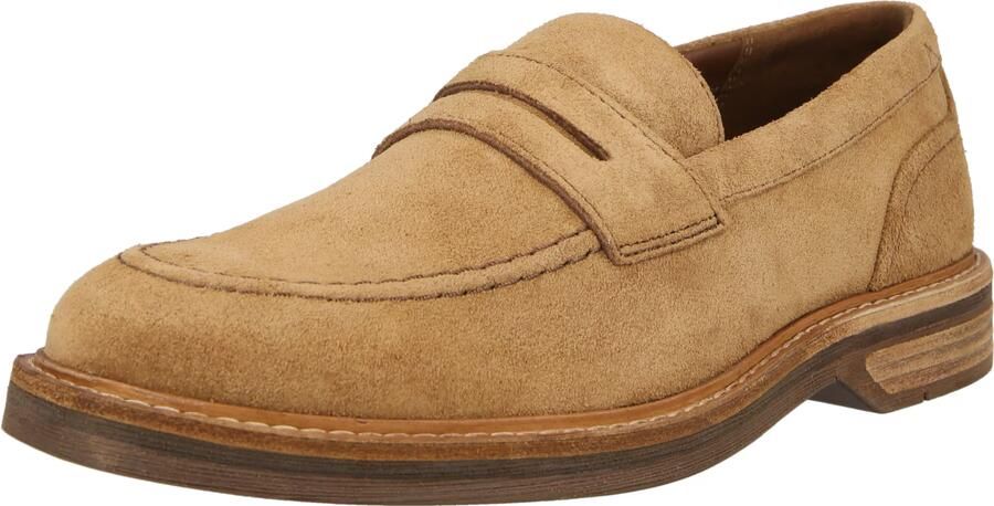 CLARKS Instappers 'Aldwin' lichtbruin - Foto 3
