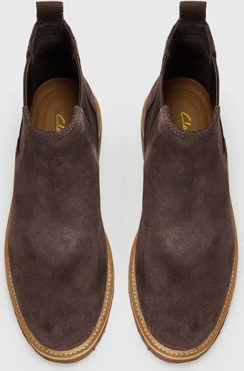 Clarks Shoes Clarkdale Easy Booties Bruin 1 2 Man - Foto 4