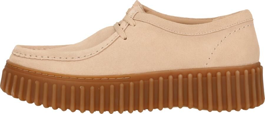 CLARKS Veterschoen 'Torhill Bee' ecru - Foto 5