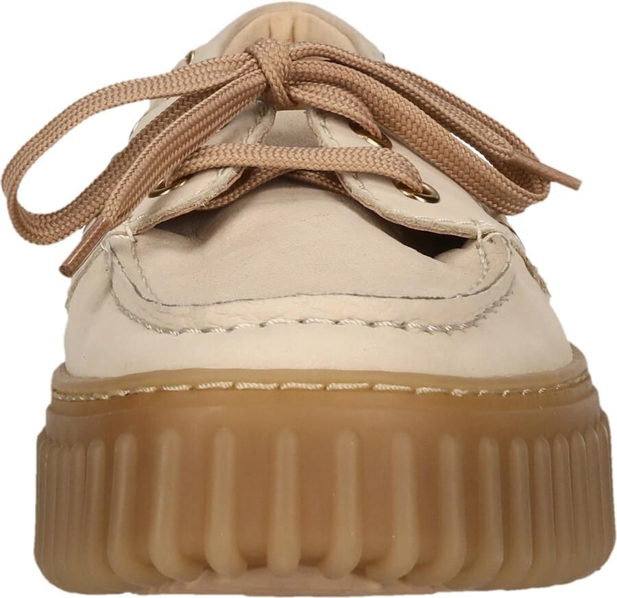 Clarks TORHILL BOAT Dames veterschoenen Wit beige - Foto 12