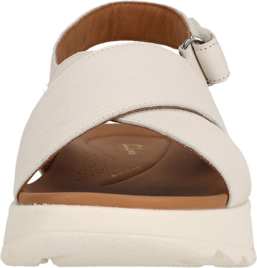 Clarks Sandalen DashLite Wish plateausandaal klittenbandschoen met modieuze kruisbandage - Foto 8
