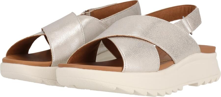 Clarks Sandalen DashLite Wish plateausandaal klittenbandschoen met modieuze kruisbandage - Foto 3