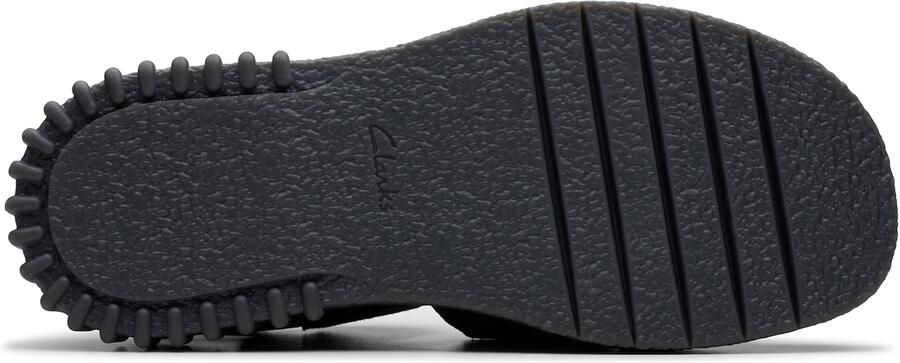 Clarks Zwarte platte sandalen voor vrouwen - Foto 5