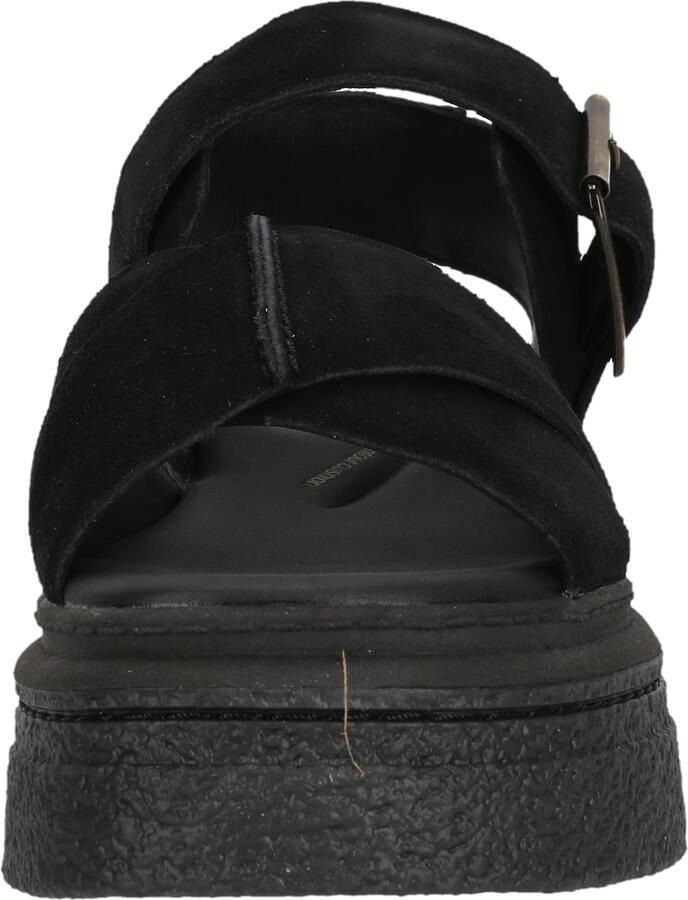 Clarks Zwarte platte sandalen voor vrouwen - Foto 4