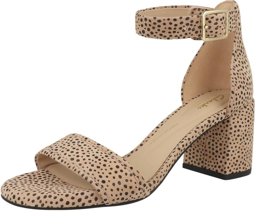 CLARKS Sandalen met riem 'Ezoria Mae' beige zwart