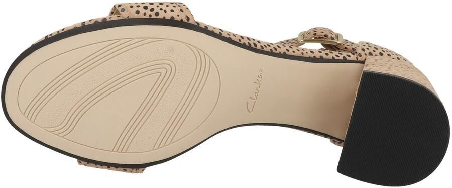 CLARKS Sandalen met riem 'Ezoria Mae' beige zwart - Foto 5