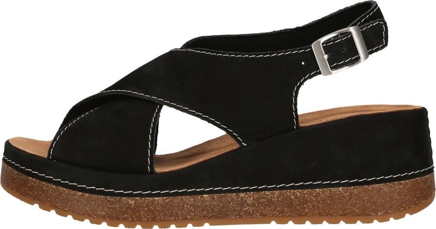 Clarks Shoes Kassanda Step Sandalen Zwart 1 2 Vrouw - Foto 5